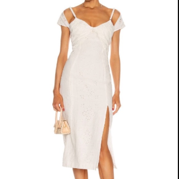 Jacquemus Robe Tovallo Broderie Anglaise Dress NWT - Picture 2 of 4